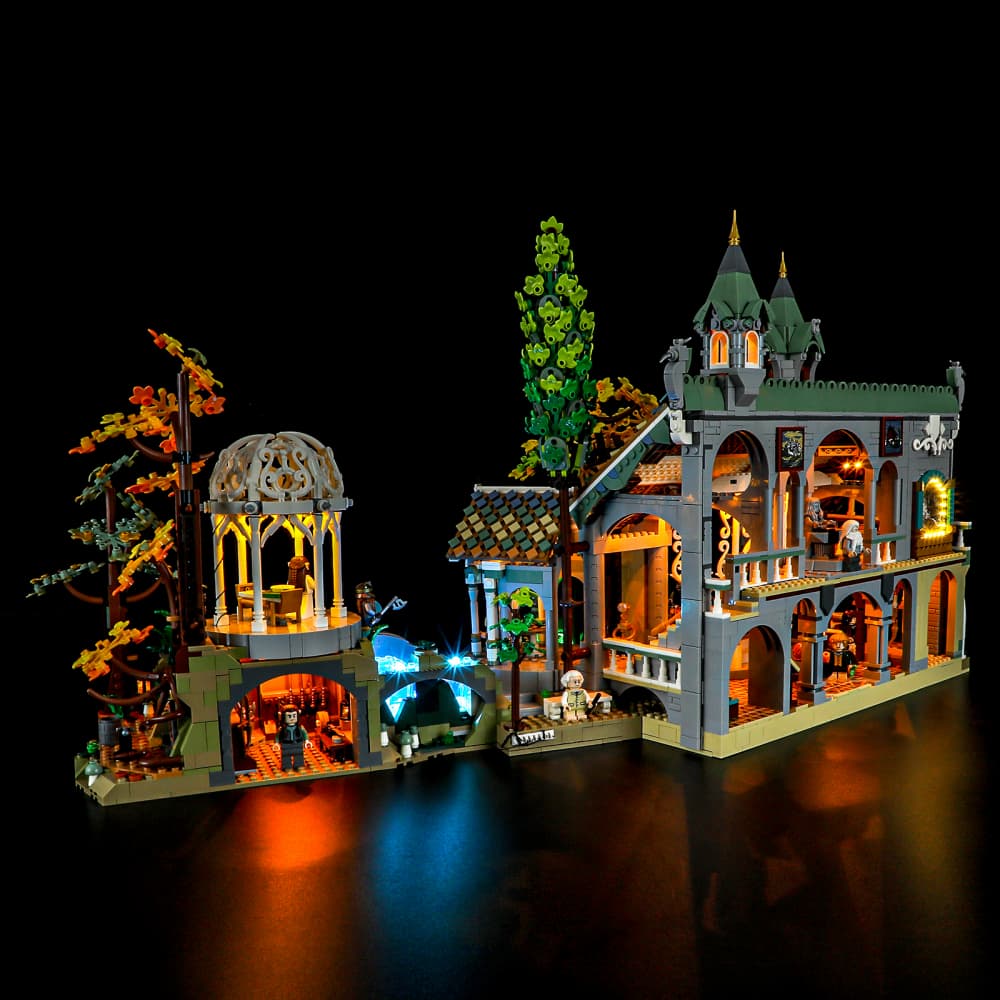 Light Kit For The Lord Of The Rings: Rivendell #10316-Briksmax