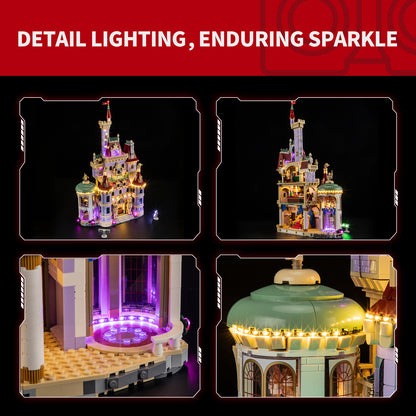 Briksmax 2.0 Lichtset für Schloss „Die Schöne und das Biest“ #43263