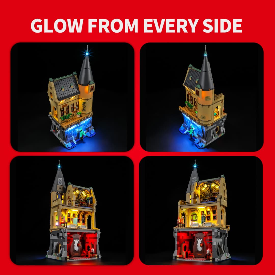 Light Kit for Hogwarts Castle: Hospital Wing 76463 - Briksmax 2.0