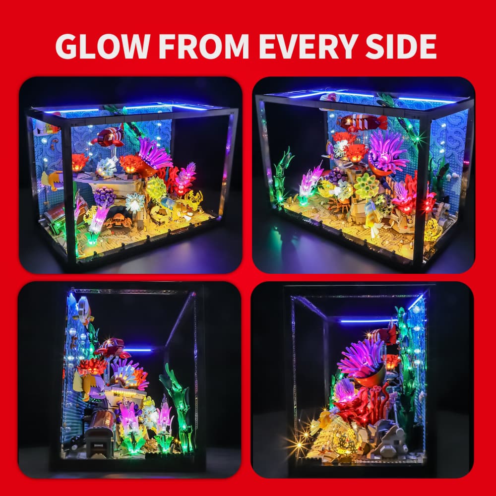 Light Kit for LEGO Tropical Aquarium 10366 – Bring the Ocean to Life – Briksmax