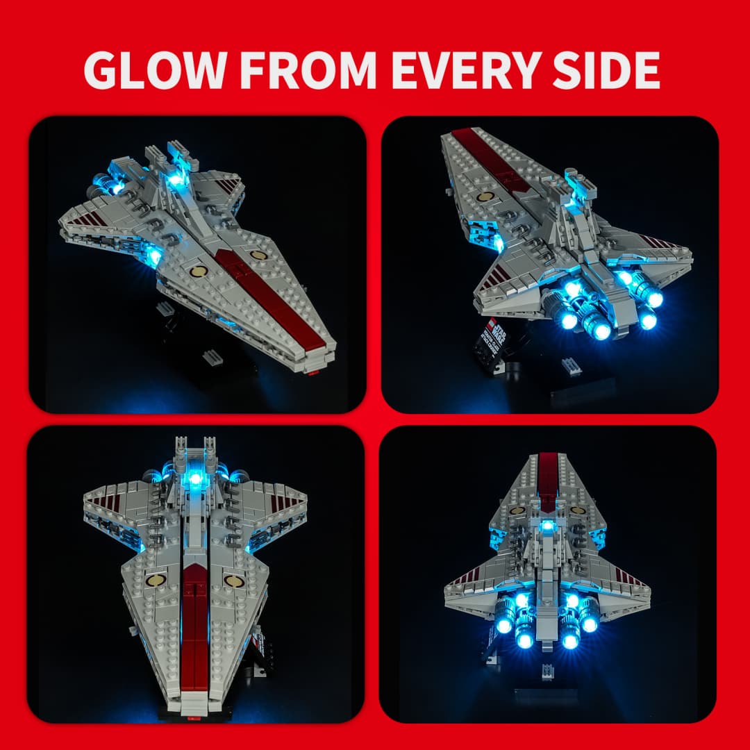 Light Kit for Venator-Class Attack Cruiser 75441 - Briksmax 2.0