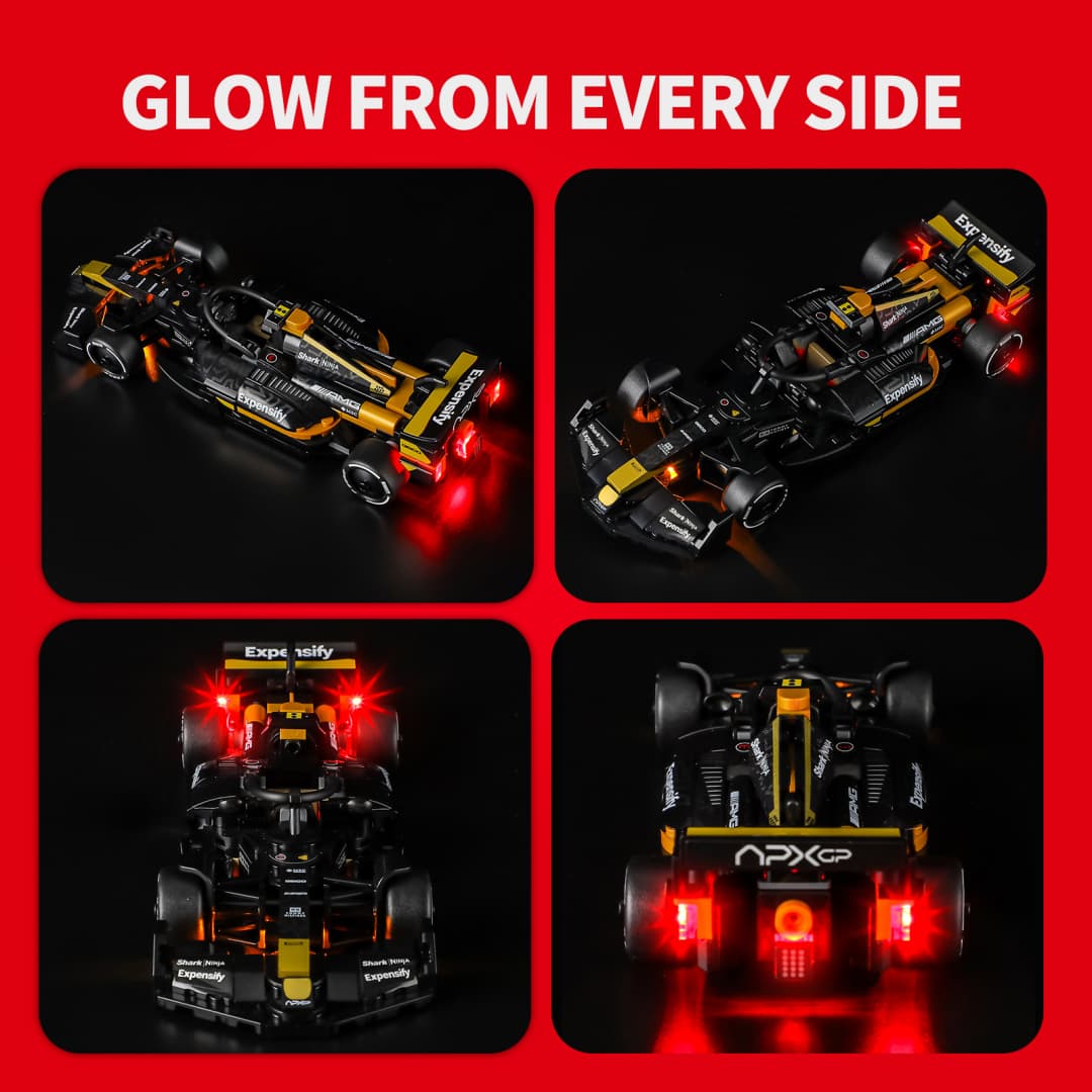 Light Kit for APXGP Team Race Car from F1 The Movie 77252- Briksmax 2.0