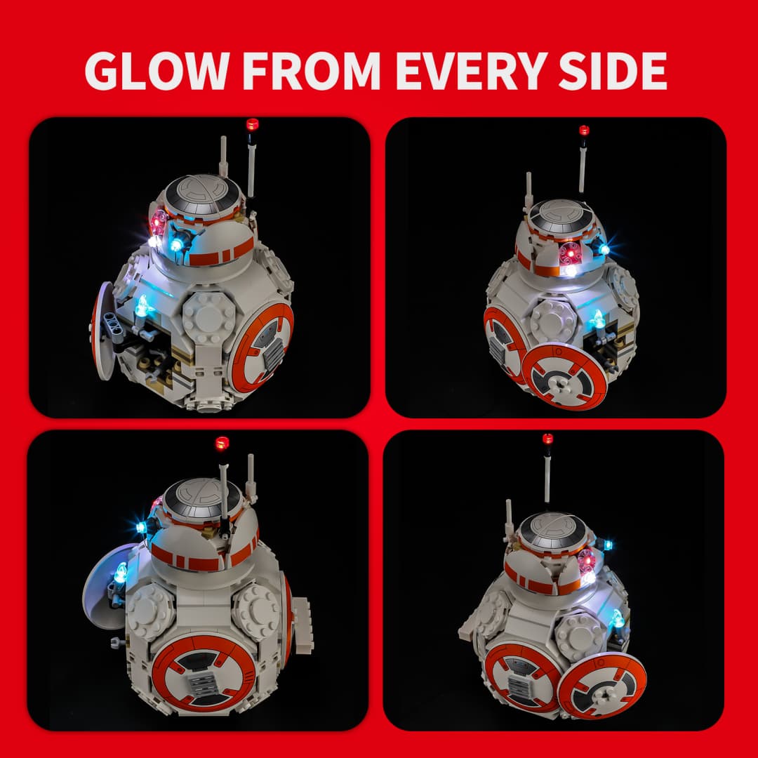Light Kit for BB-8 Astromech Droid 75452 - Briksmax 2.0