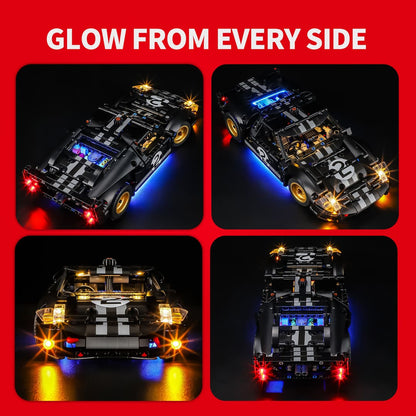 Light Kit for 1966 Ford GT40 MKII Race Car 42223- Briksmax 2.0