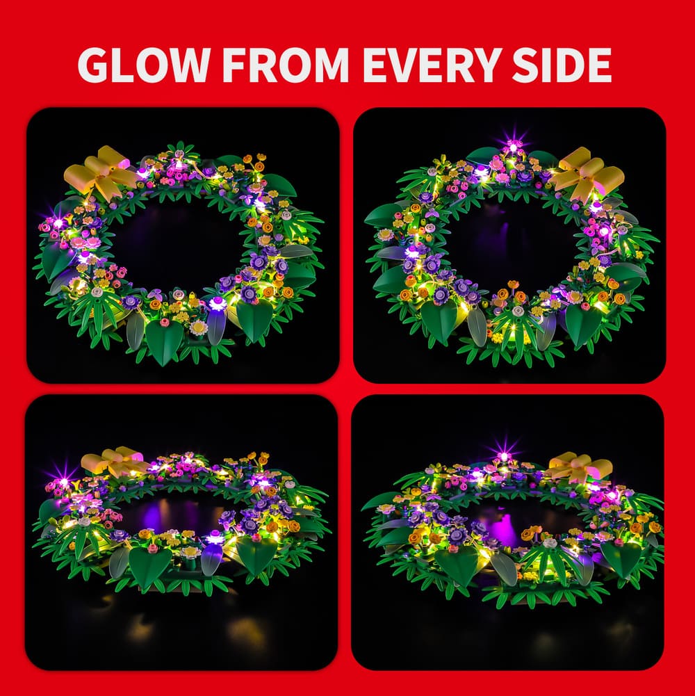 Light Kit for Spring Wreath 40957- Briksmax 2.0