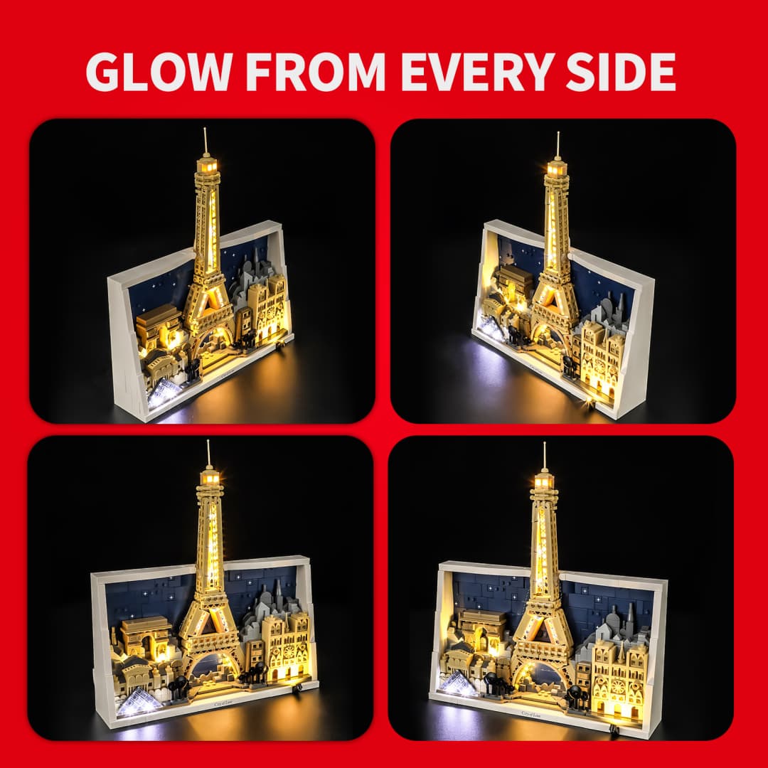 Light Kit for Paris – City of Love 21064 - Briksmax 2.0
