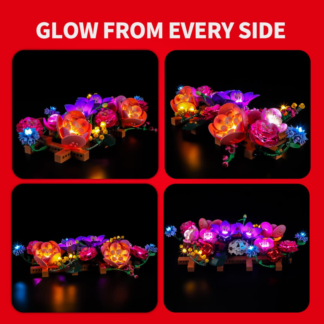 Light Kit for Flower Wall 11503 - Briksmax 2.0