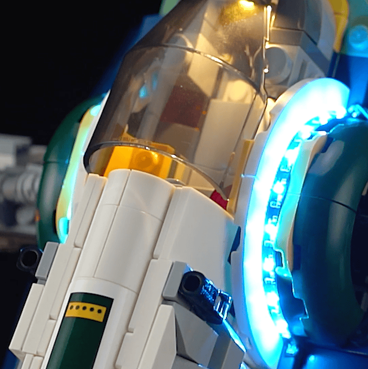 Briksmax 2.0 Light Kit For Jango Fett's Starship  #75433