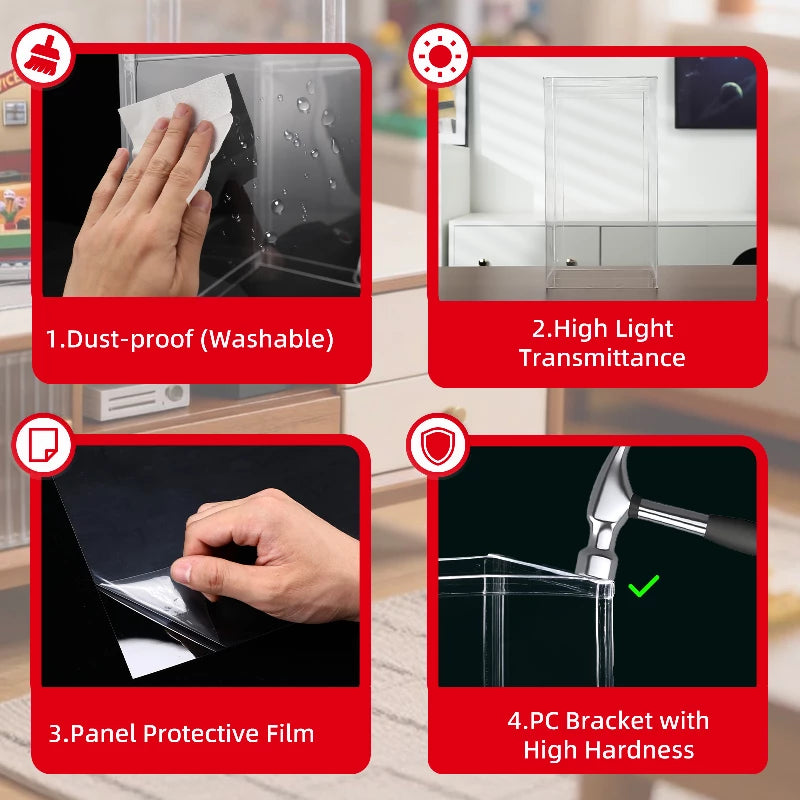 LEGO Display Case – Protect Your Builds（Small）