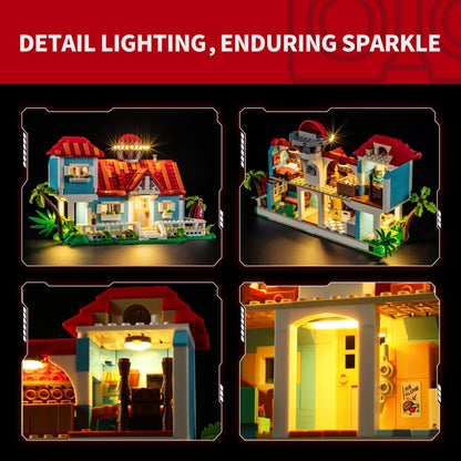 Briksmax 2.0 Light Kit For Lilo and Stitch Beach House #43268