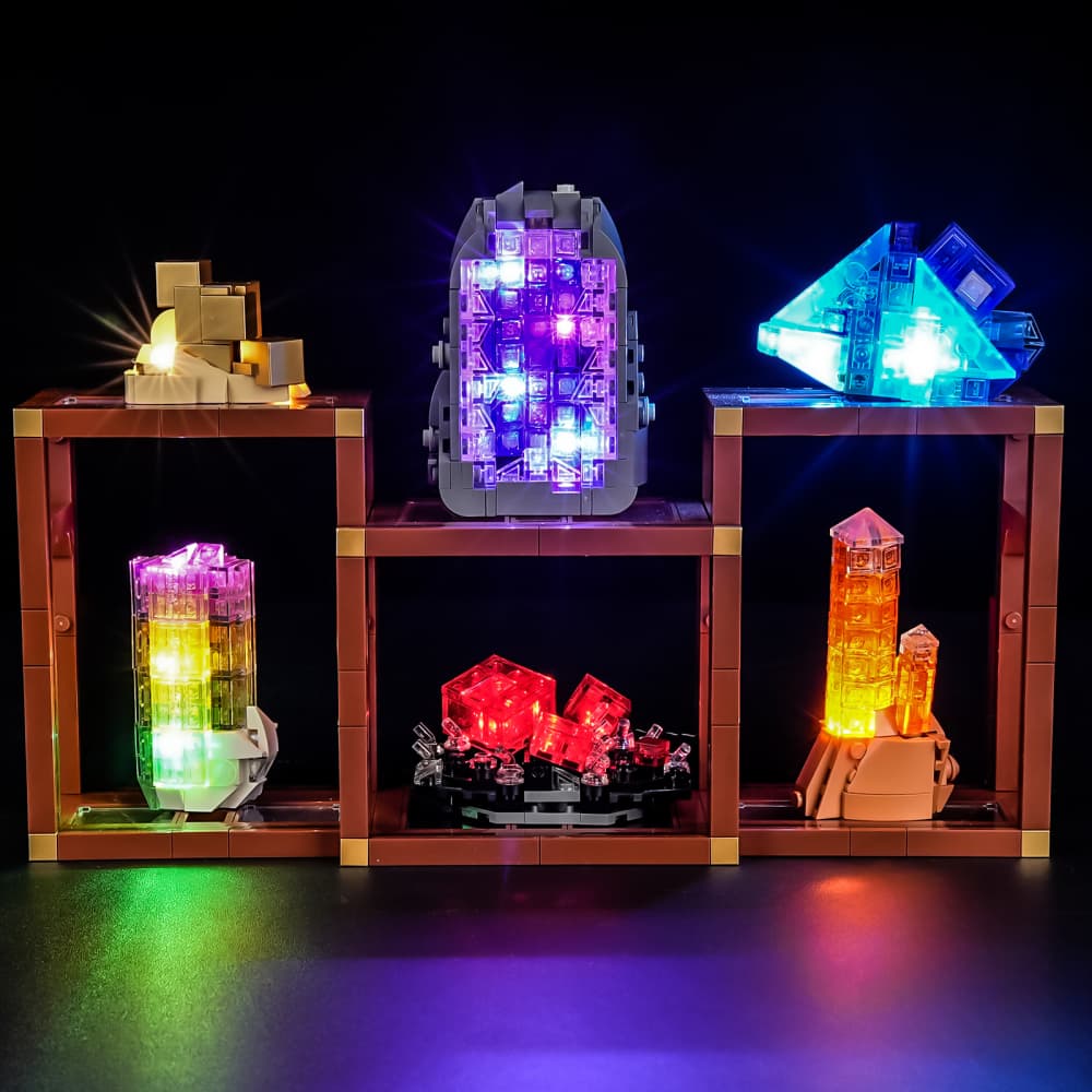 LEGO Mineral Collection 21362 Light Kit | Display Your Crystal