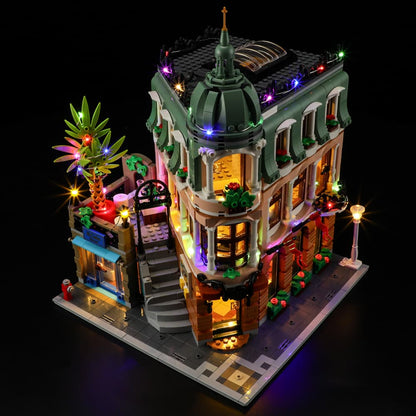 Kit d'éclairage pour hôtel-boutique n° 10297 (version Noël) - Briksmax 2.0
