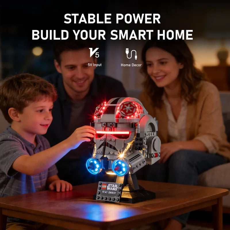 Light Kit For AT-AT Driver Helmet #75429 -Briksmax 2.0