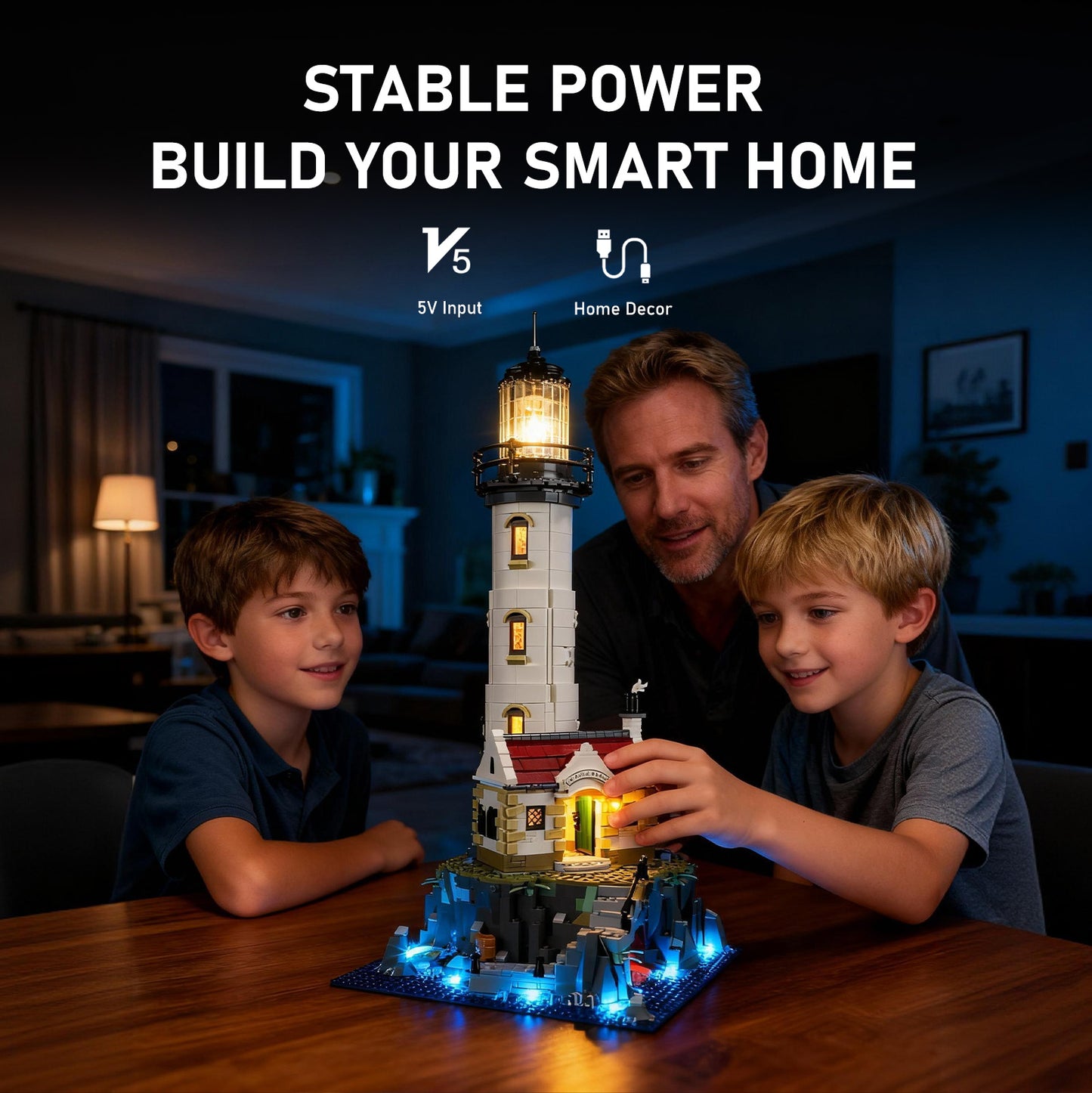 Light Kit For Motorized Lighthouse 21335-Briksmax