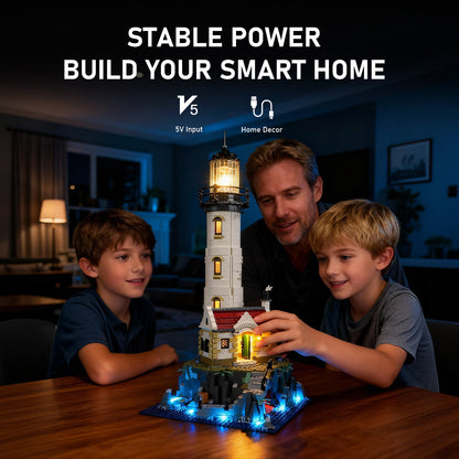 Light Kit For Motorized Lighthouse 21335-Briksmax