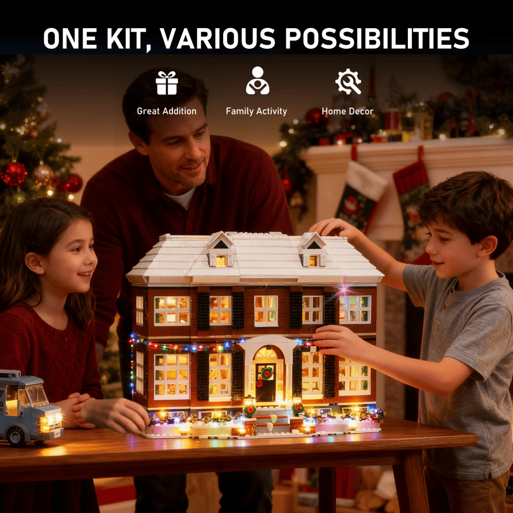 特別価格アイデアホーム・アローン用BRIKSMAX LEDライトキット - レゴ 21330と互換性(レゴセットは含まれていません)並行輸入 : BRIKSMAX Led Lighting Kit for Ideas Home Alone