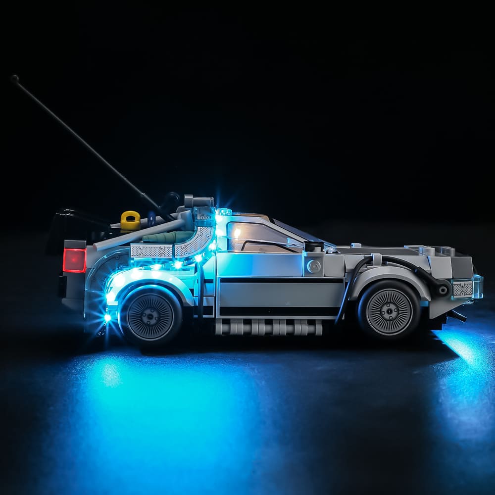 Light Kit for Time Machine from Back to the Future 77256- Briksmax 2.0