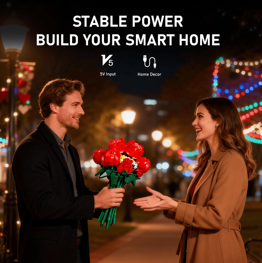 Kit d'éclairage Briksmax pour bouquet de roses 10328