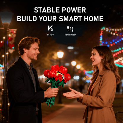 Kit d'éclairage Briksmax pour bouquet de roses 10328