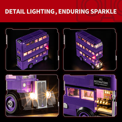 Briksmax 2.0 Light Kit For Knight Bus Adventure #76446