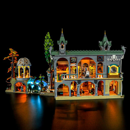 Light Kit For The Lord Of The Rings: Rivendell #10316-Briksmax