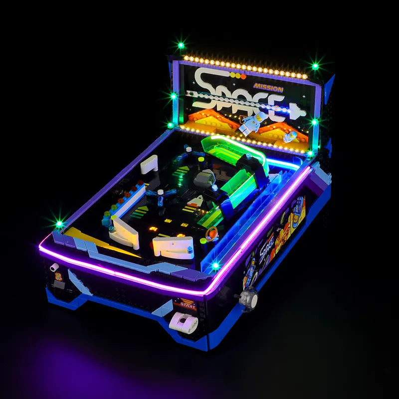 Light kit for Classic Space Pinball Machine 11374 – Dynamic Lighting Effects| Briksmax 2.0