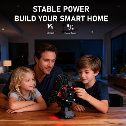 Kit d'éclairage pour casque Dark Vador 75304