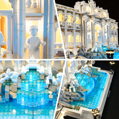 (Remote Version)Briksmax 2.0 Light Kit For Trevi Fountain #21062