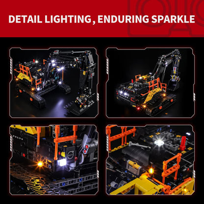 Kit d'éclairage Briksmax 2.0 pour pelle hybride Volvo EC500 n° 42215 (Précommande, expédition à partir du 4 septembre ✅)
