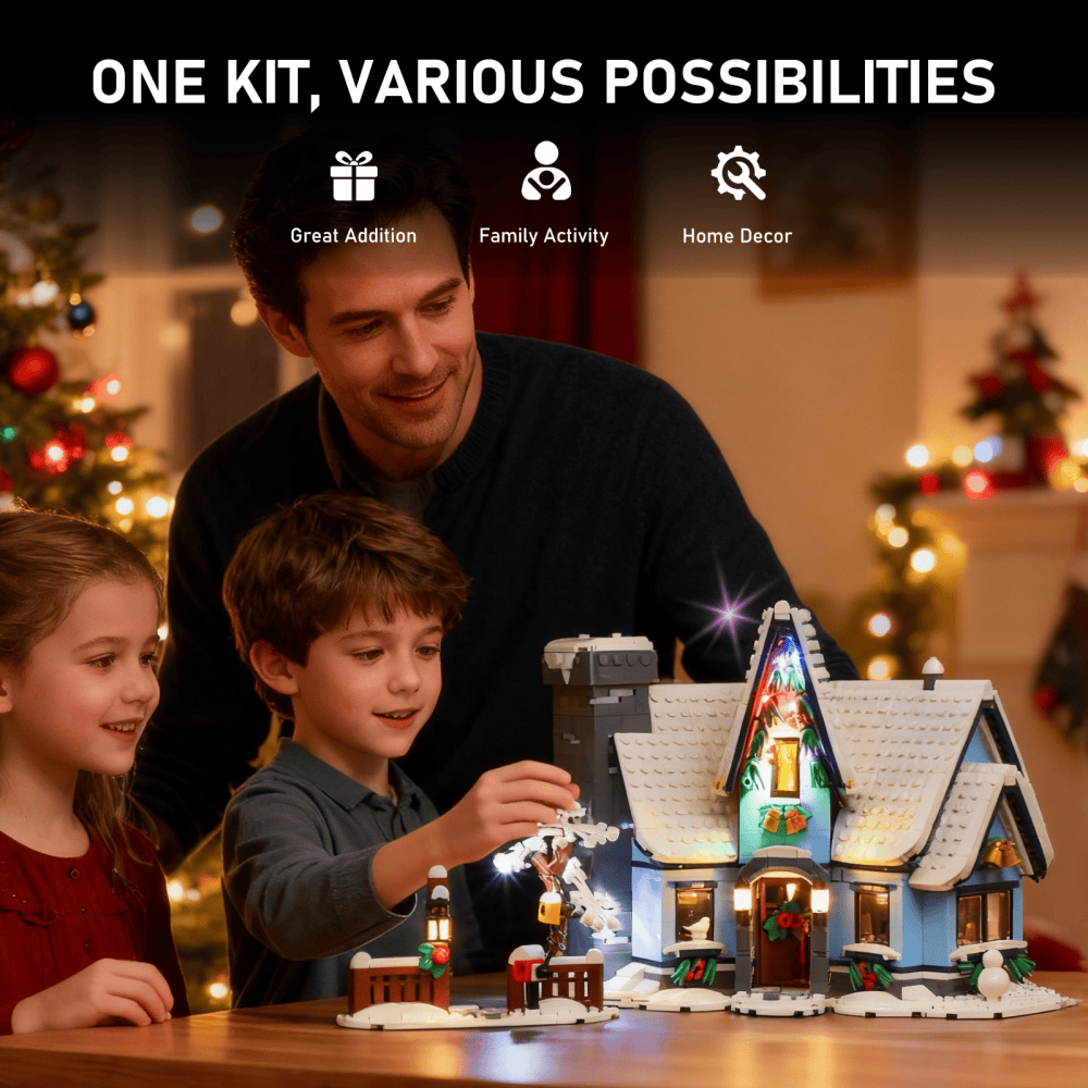 BriksMax2.0 Lichtset für den Besuch des Weihnachtsmanns 10293