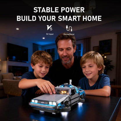 Light Kit For Back to the Future Time Machine 10300 (2 version)