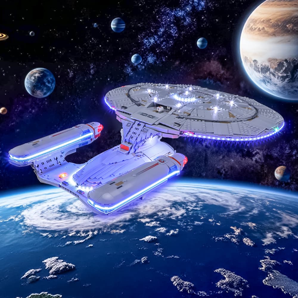 Light Kit for Star Trek: U.S.S. Enterprise NCC-1701-D 10356（Premium Version）- Briksmax 2.0【Not Final Price｜Coming Soon】