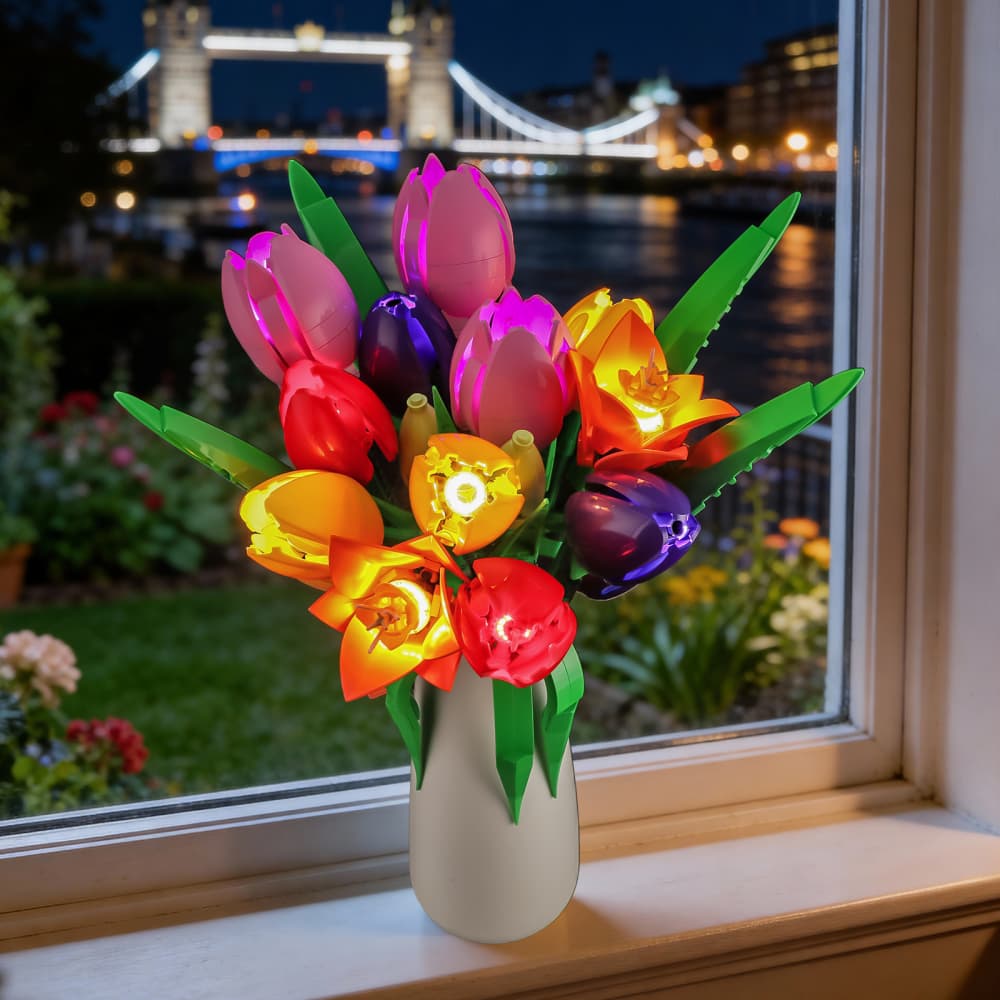 Light Kit for Tulip Bouquet 11501- Briksmax 2.0