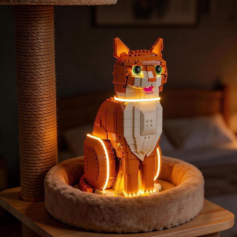 Light Kit for Orange Cat 21376 - Briksmax 2.0