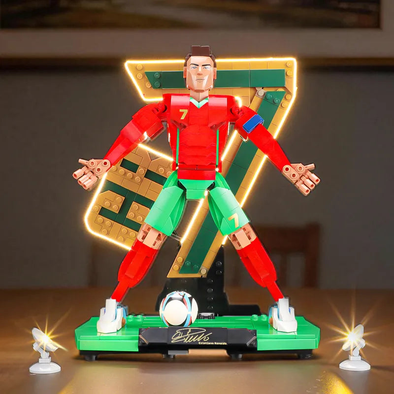 Light kit for Cristiano Ronaldo – Soccer Legend 43016 |  Classic Warm Edition