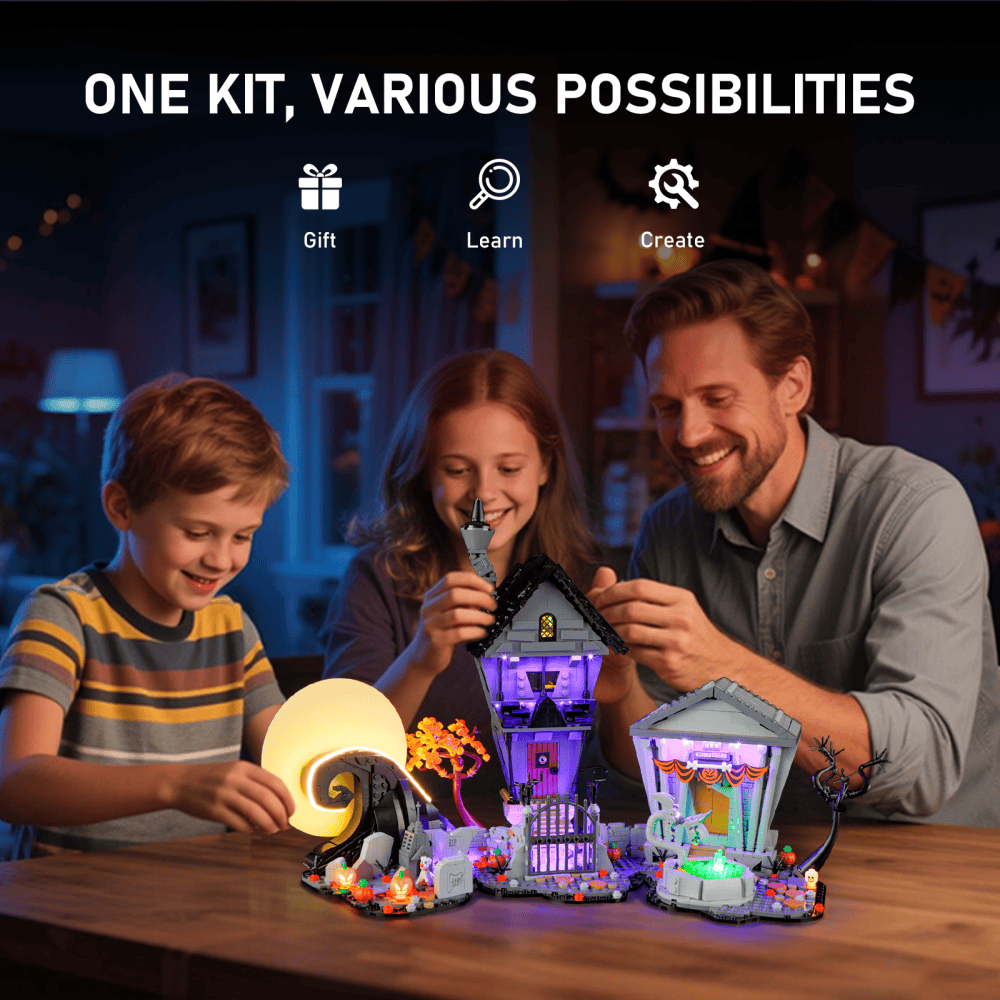 Briksmax 2.0 Light Kit For Disney Tim Burton's The Nightmare Before Christmas 21351-Briksmax