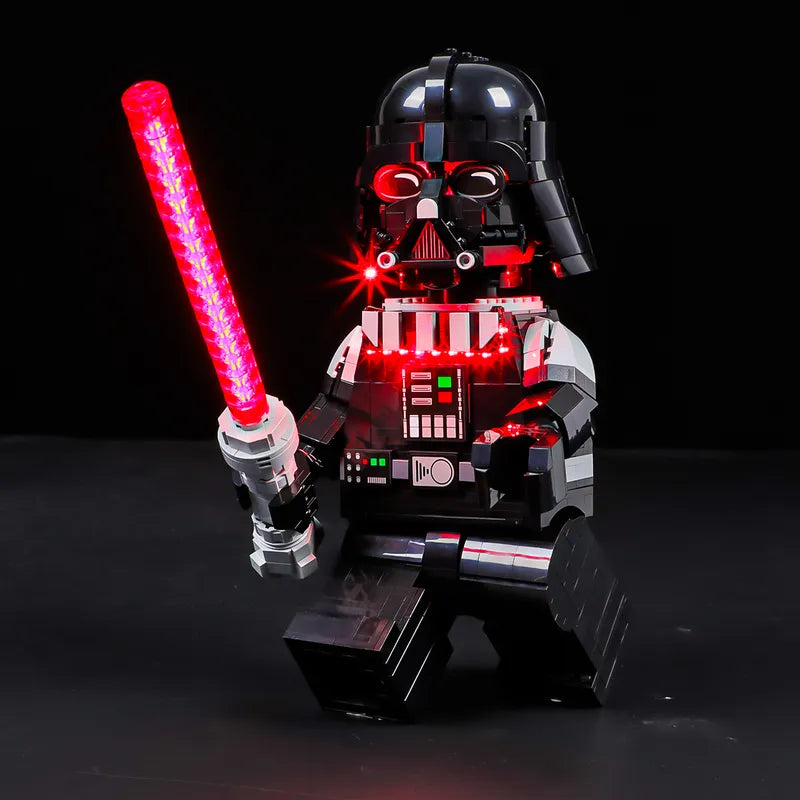 Light kit for Up-Scaled Darth Vader Minifigure 75461