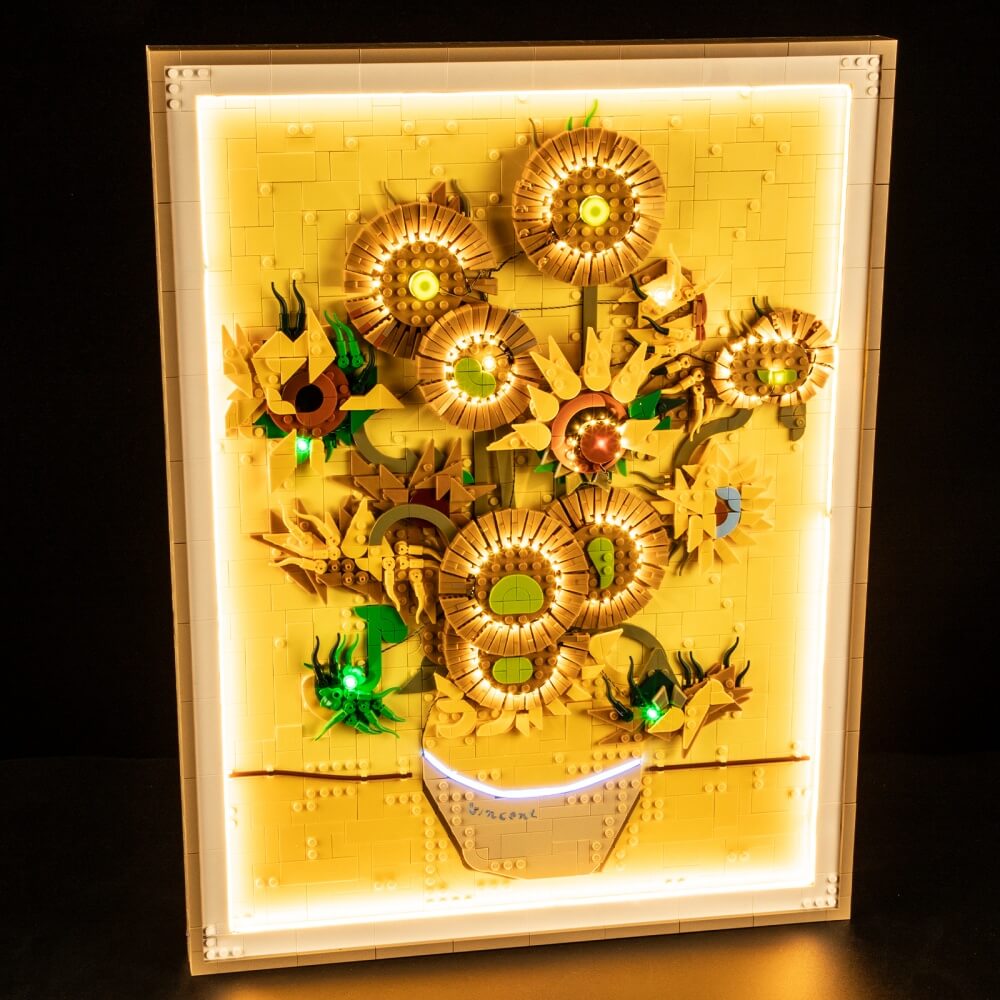 Briksmax 2.0 Light Kit For Vincent van Gogh – Sunflowers #31215