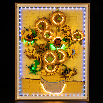 Remote Light Kit For Vincent van Gogh – Sunflowers #31215 - Briksmax 2.0
