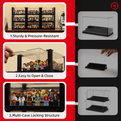 LEGO Minifigure Display Case【Coming Soon.Get notified】