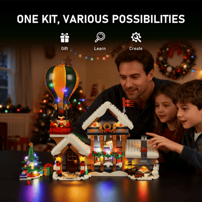 Briksmax 2.0 Beleuchtungsset für Santas Postamt 10339 -Briksmax