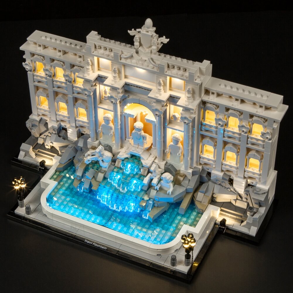(Remote Version)Briksmax 2.0 Light Kit For Trevi Fountain #21062