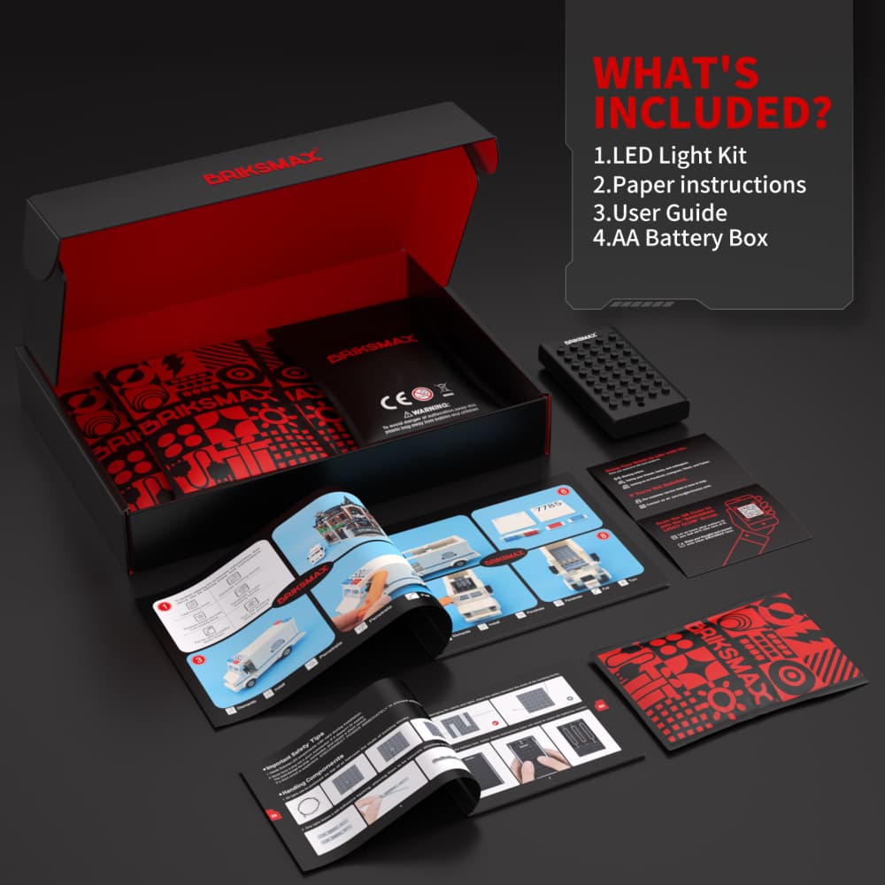 Light Kit For Arkham Asylum  #76300- Briksmax 2.0