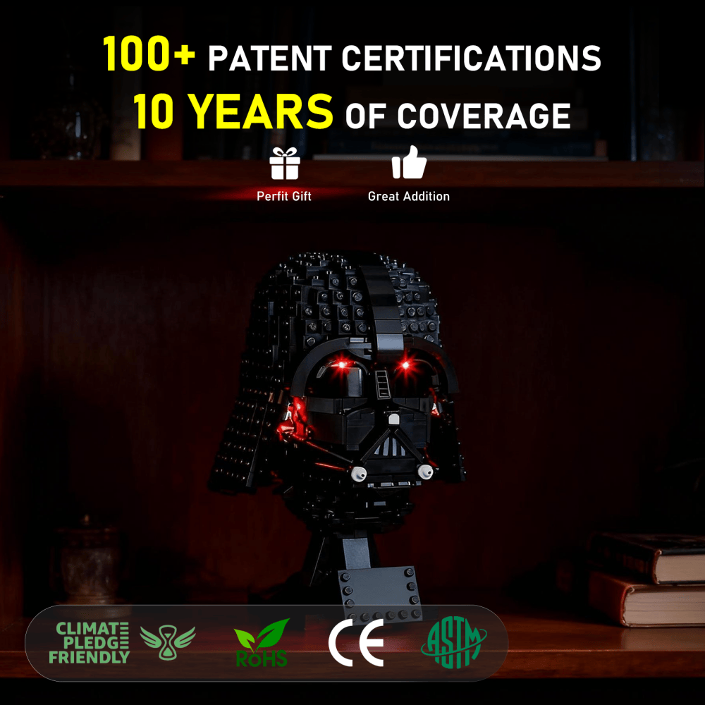 Kit d'éclairage pour casque Dark Vador 75304