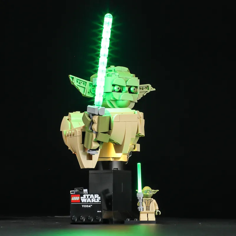 Light Kit for Yoda Bust 75438（Wave Sensor Control）