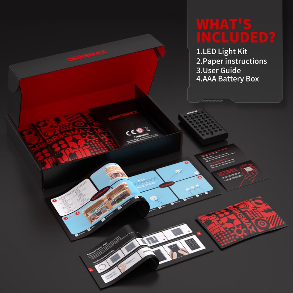 Light Kit For Festive Gingerbread House #40809- Briksmax 2.0