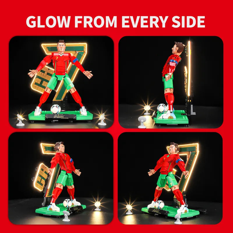 Light kit for Cristiano Ronaldo – Soccer Legend 43016 |  Classic Warm Edition