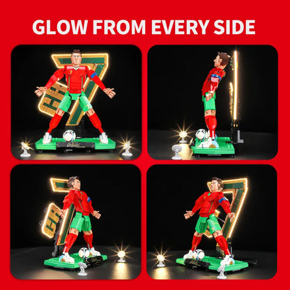 Light kit for Cristiano Ronaldo – Soccer Legend 43016 |  Classic Warm Edition