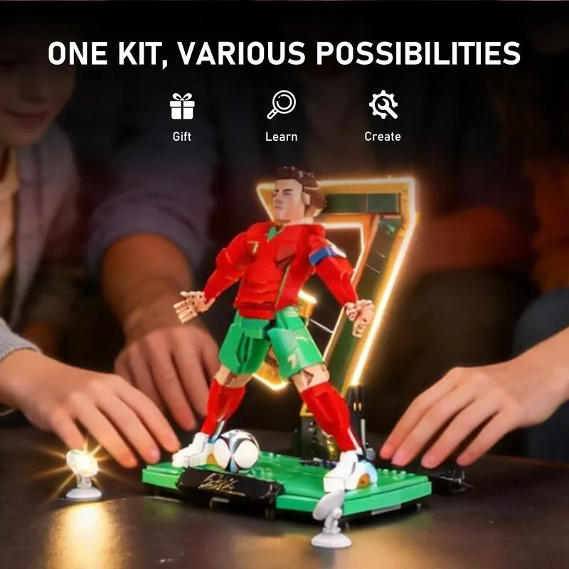 Light kit for Cristiano Ronaldo – Soccer Legend 43016 |  Classic Warm Edition