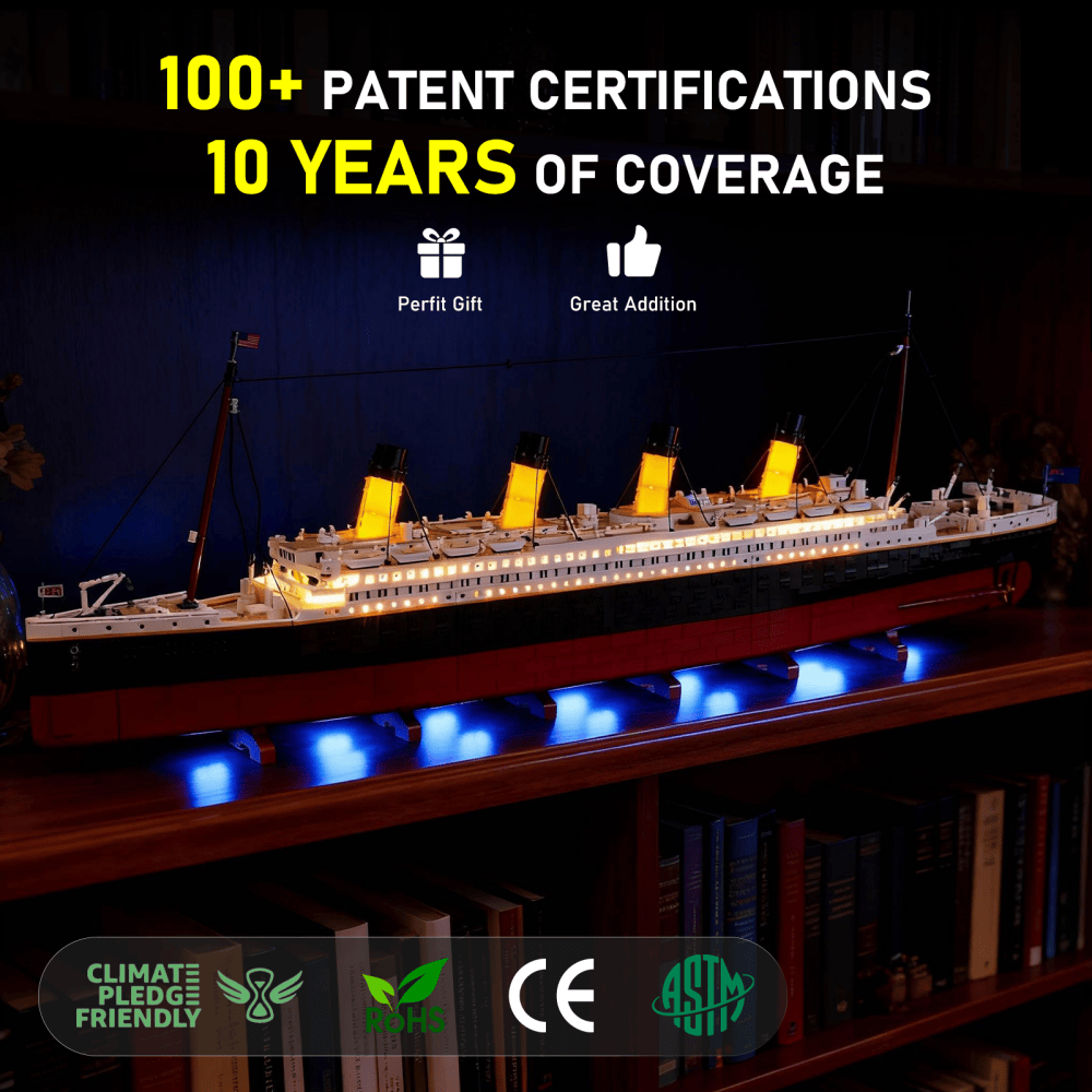 Light Kit For Titanic 10294-BriksMax